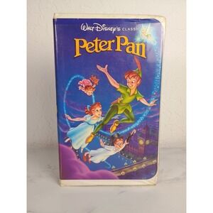 Walt Disney's Classic Peter Pan - Black Diamond Edition (clamshell VHS, 1990)‎